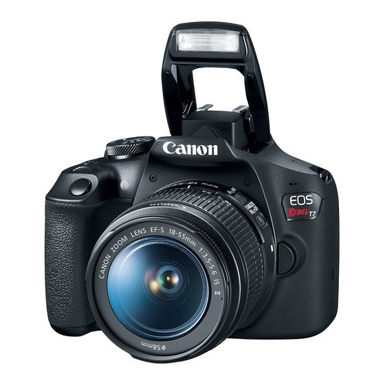 Canon EOS Rebel T7 DSLR Camera with 18-55mm and 75-300mm Lenses