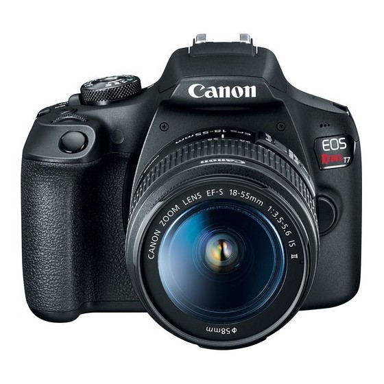 Canon EOS Rebel T7 DSLR Camera with 18-55mm and 75-300mm Lenses