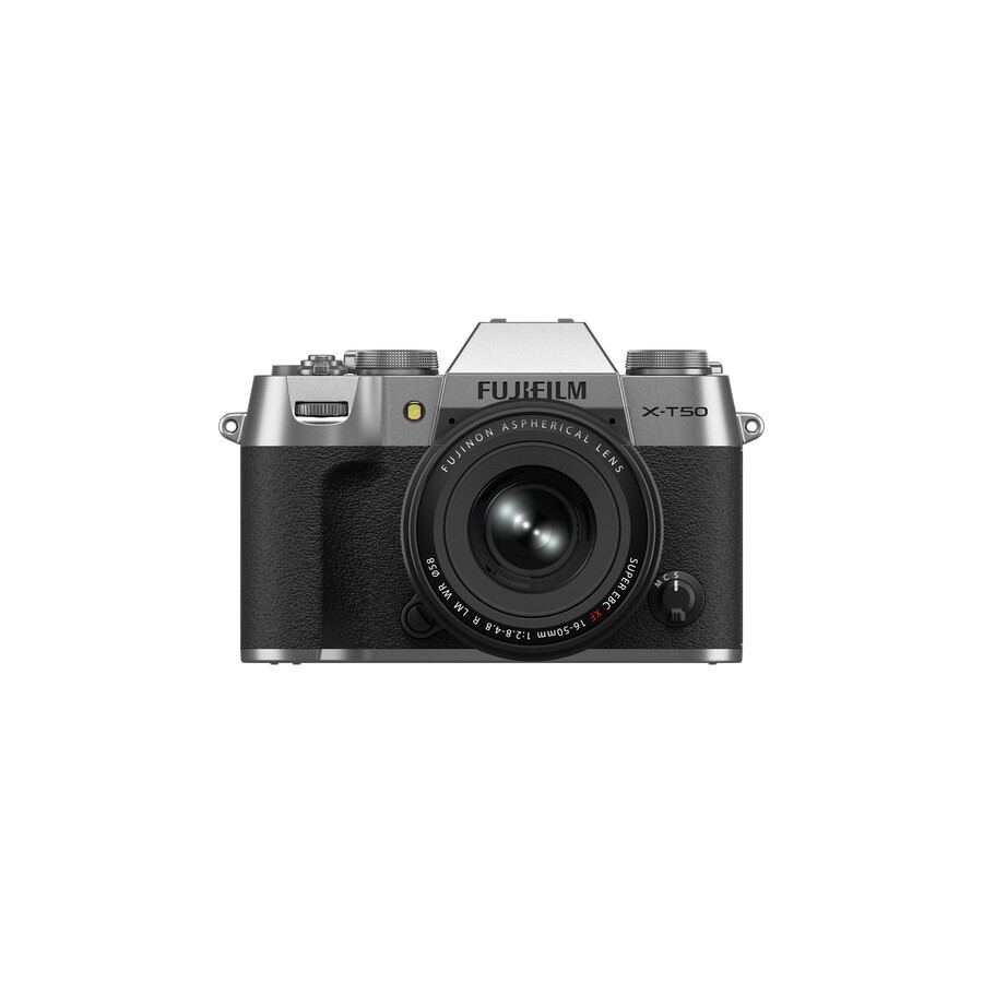 FUJIFILM X-T50 Mirrorless Camera with XF 16-50mm f/2.8-4.8 Lens (Silver)