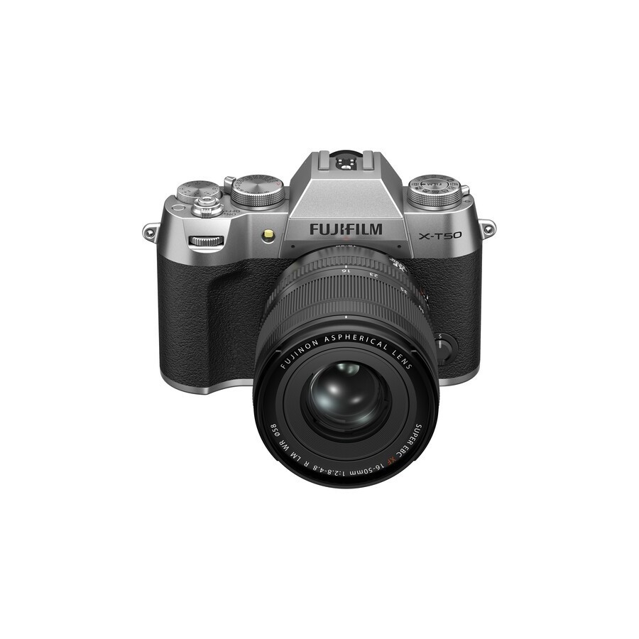 FUJIFILM X-T50 Mirrorless Camera with XF 16-50mm f/2.8-4.8 Lens (Silver)