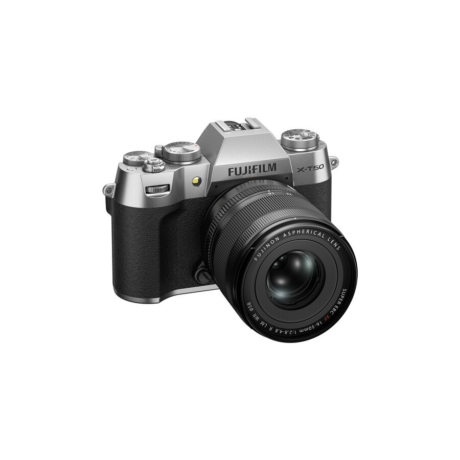 FUJIFILM X-T50 Mirrorless Camera with XF 16-50mm f/2.8-4.8 Lens (Silver)