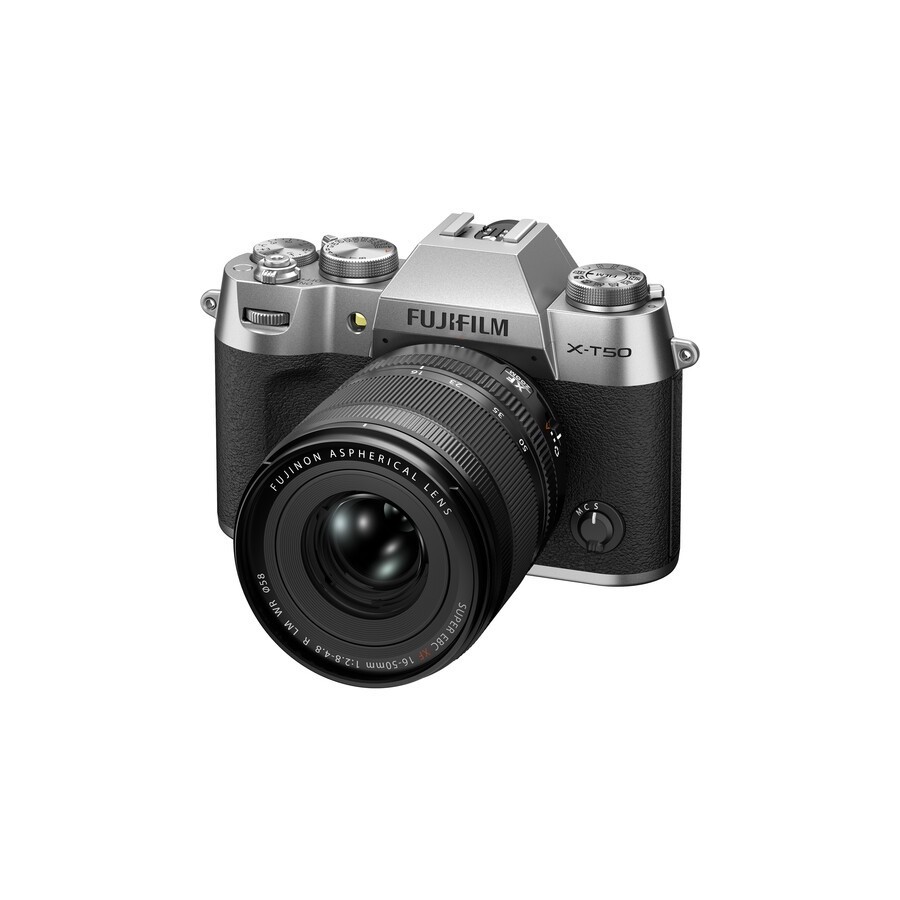 FUJIFILM X-T50 Mirrorless Camera with XF 16-50mm f/2.8-4.8 Lens (Silver)