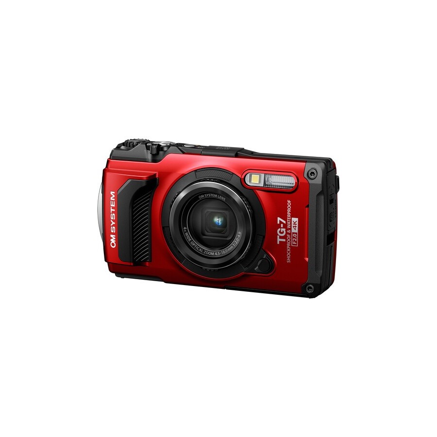 OM SYSTEM Tough TG-7 Digital Camera (Red)