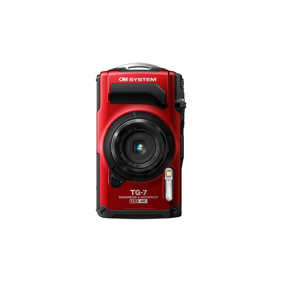 OM SYSTEM Tough TG-7 Digital Camera (Red)