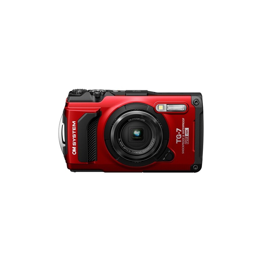 OM SYSTEM Tough TG-7 Digital Camera (Red)