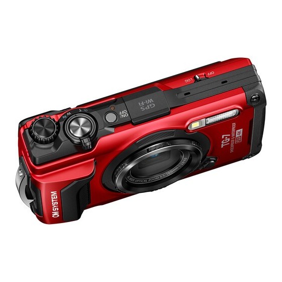 OM SYSTEM Tough TG-7 Digital Camera (Red)