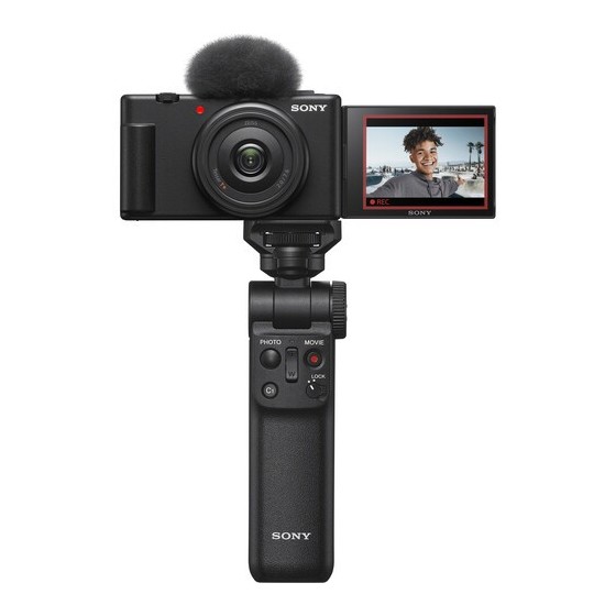 Sony ZV-1F Vlogging Camera with Accessory Kit (Black)