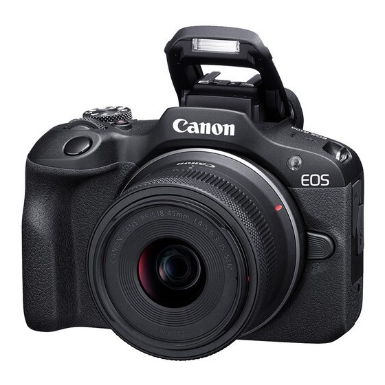 Canon EOS R100 Mirrorless Camera with 18-45mm Lens