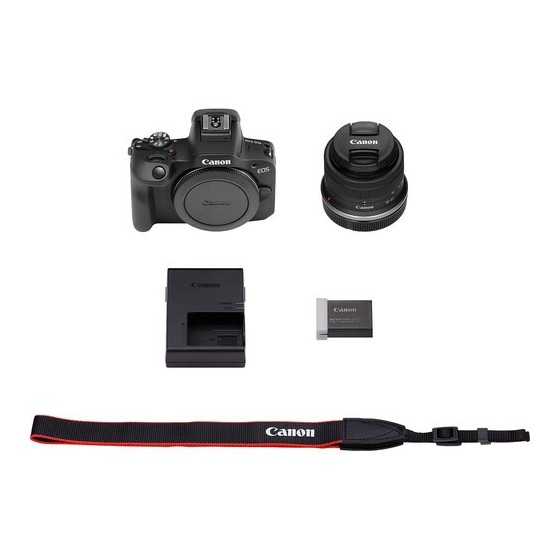 Canon EOS R100 Mirrorless Camera with 18-45mm Lens