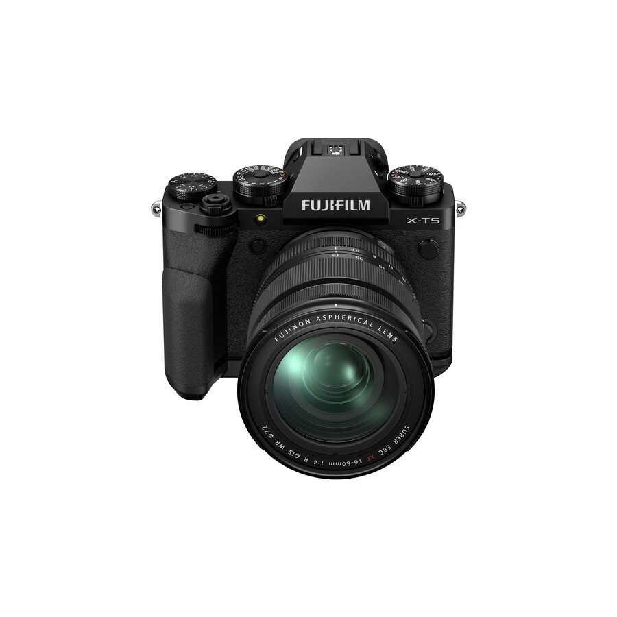 FUJIFILM X-T5 Mirrorless Camera with 16-80mm Lens and Accessories Kit (Black)