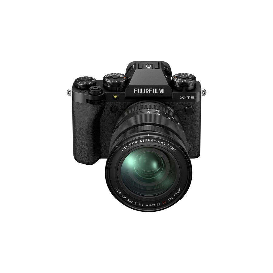 FUJIFILM X-T5 Mirrorless Camera with 16-80mm Lens and Accessories Kit (Black)