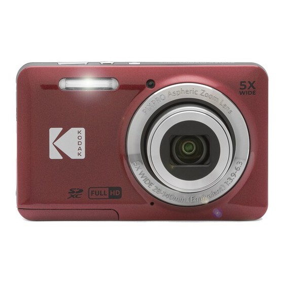 Kodak PIXPRO FZ55 Digital Camera (Red)