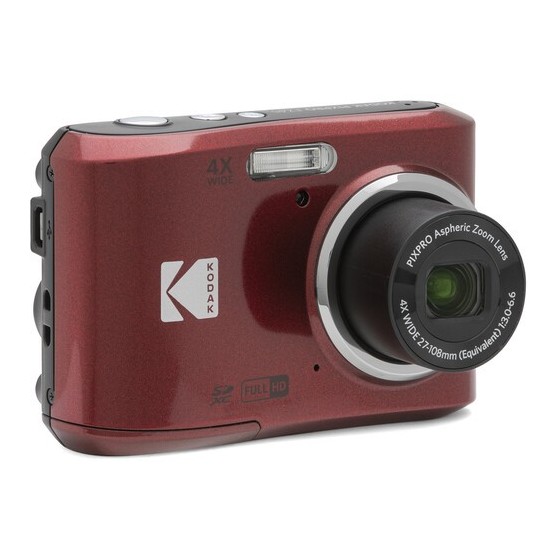 Kodak Pixpro FZ45 Digital Camera (Red)