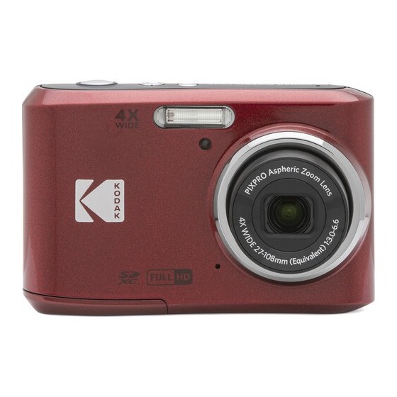 Kodak Pixpro FZ45 Digital Camera (Red)