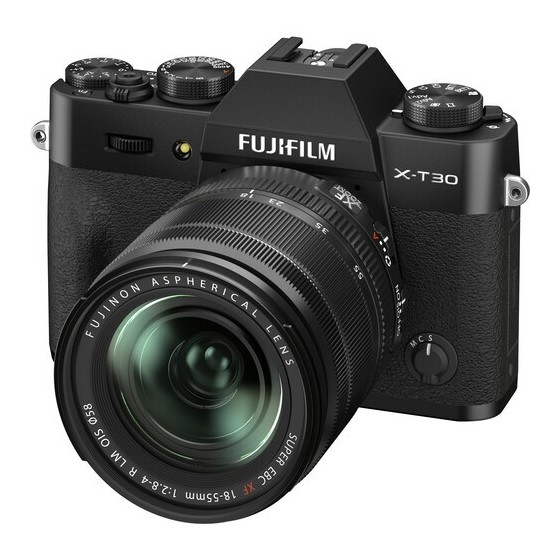 FUJIFILM X-T30 II Mirrorless Camera with 18-55mm Lens (Black)