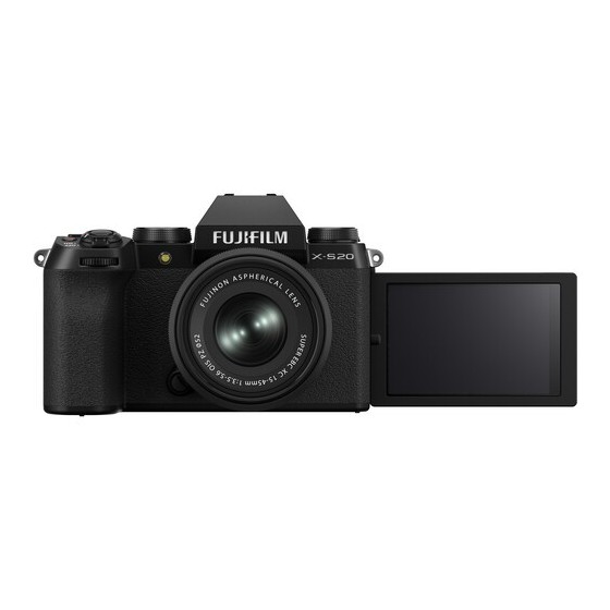 FUJIFILM X-S20 Mirrorless Camera with 15-45mm Lens (Black)