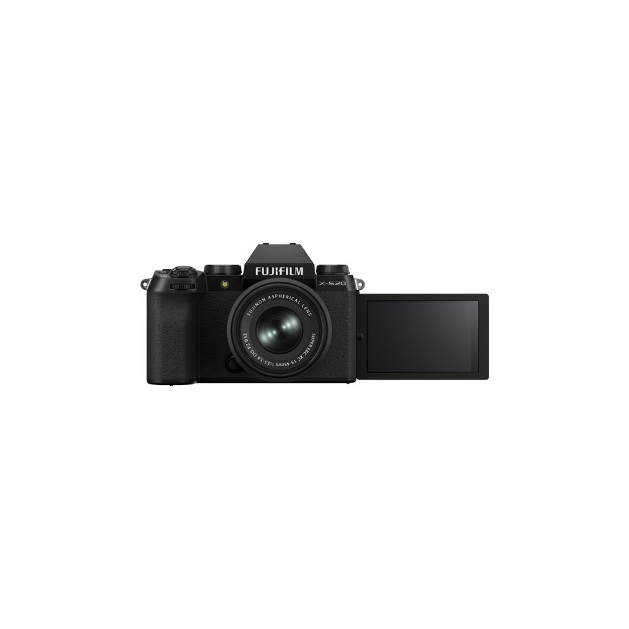 FUJIFILM X-S20 Mirrorless Camera with 15-45mm Lens (Black)