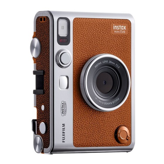 FUJIFILM INSTAX MINI EVO Hybrid Instant Camera (Brown)