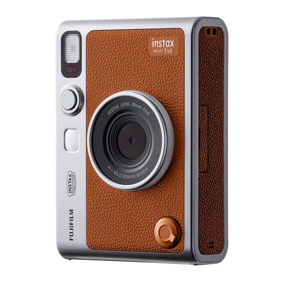 FUJIFILM INSTAX MINI EVO Hybrid Instant Camera (Brown)