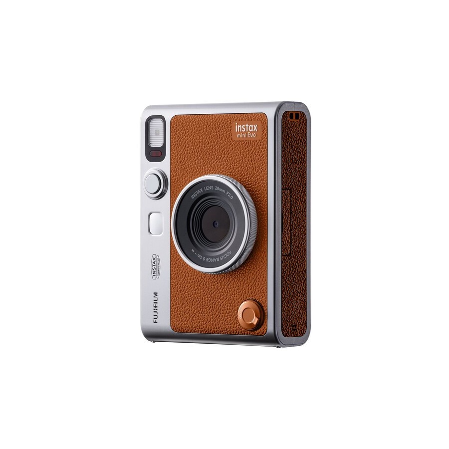 FUJIFILM INSTAX MINI EVO Hybrid Instant Camera (Brown)