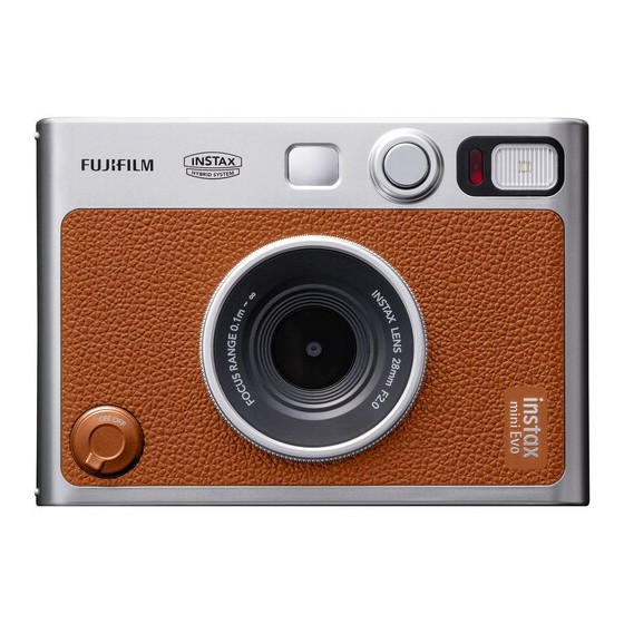 FUJIFILM INSTAX MINI EVO Hybrid Instant Camera (Brown)