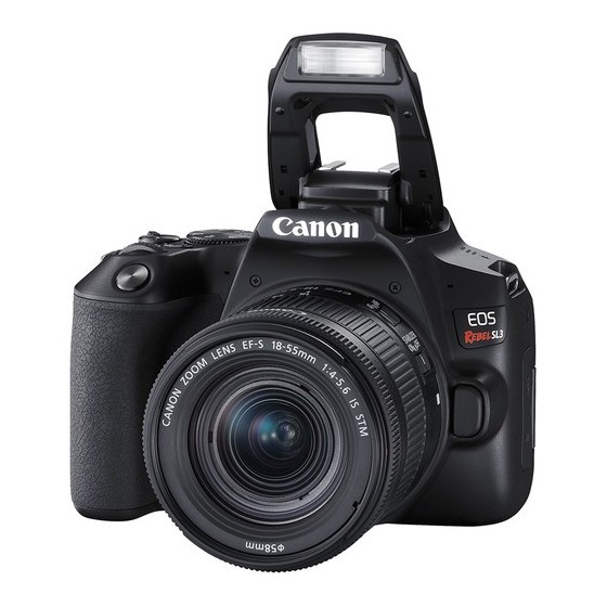 Canon EOS Rebel SL3 DSLR Camera with 18-55mm Lens (Black)