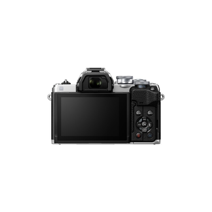 Olympus OM-D E-M10 Mark IV Mirrorless Camera with 14-42mm EZ Lens (Silver)