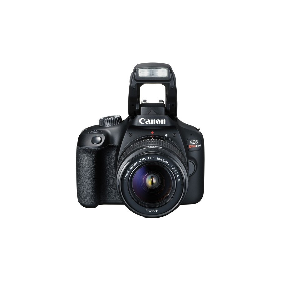 Canon EOS Rebel T100 DSLR Camera with 18-55mm Lens