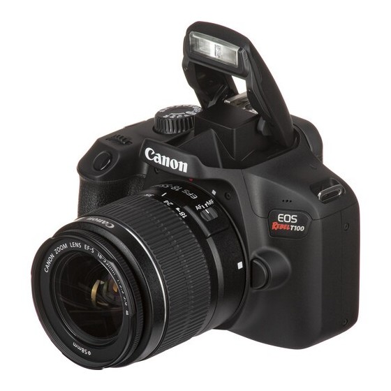 Canon EOS Rebel T100 DSLR Camera with 18-55mm Lens