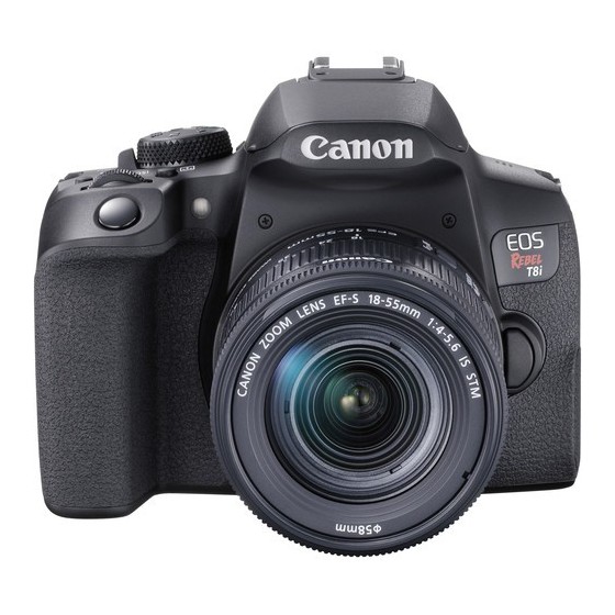 Canon EOS Rebel T8i DSLR Camera with 18-55mm Lens