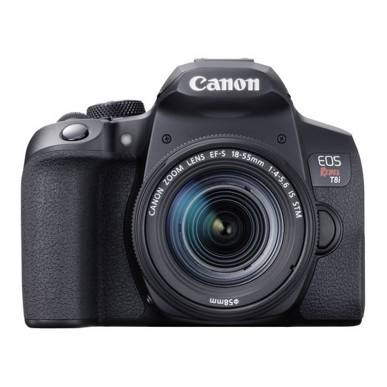 Canon EOS Rebel T8i DSLR Camera with 18-55mm Lens