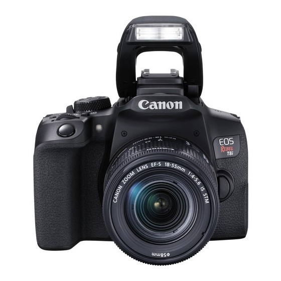 Canon EOS Rebel T8i DSLR Camera with 18-55mm Lens