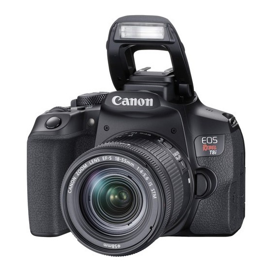 Canon EOS Rebel T8i DSLR Camera with 18-55mm Lens