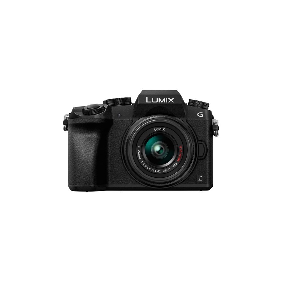 Panasonic Lumix DMC-G7 Mirrorless Digital Camera with 14-42mm and 45-150mm Lenses and Accessories Kit (Black)