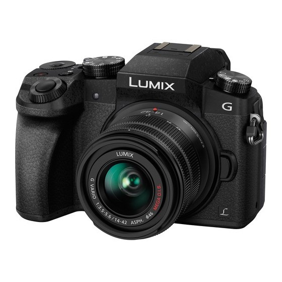 Panasonic Lumix DMC-G7 Mirrorless Digital Camera with 14-42mm and 45-150mm Lenses and Accessories Kit (Black)