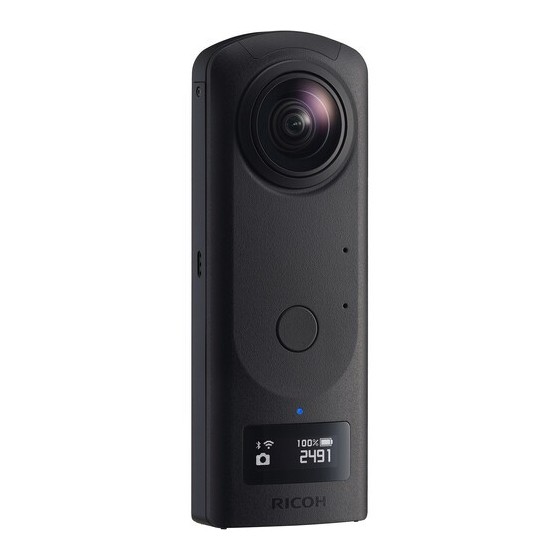 Ricoh THETA Z1 51GB 360 Camera with TL-2 Lens Cap Kit (Black)