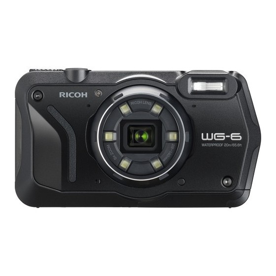 Ricoh WG-6 Digital Camera with Accessories Kit (Black)