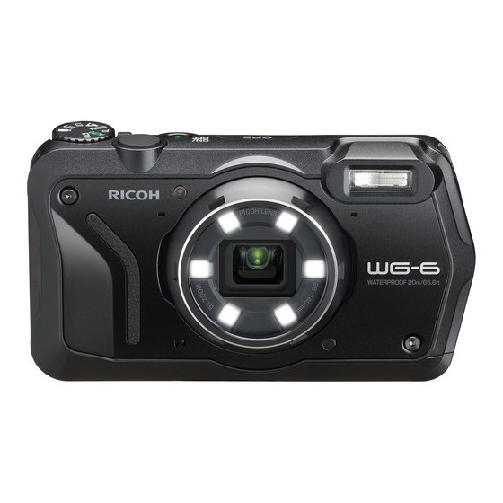 Ricoh WG-6 Digital Camera with Accessories Kit (Black)