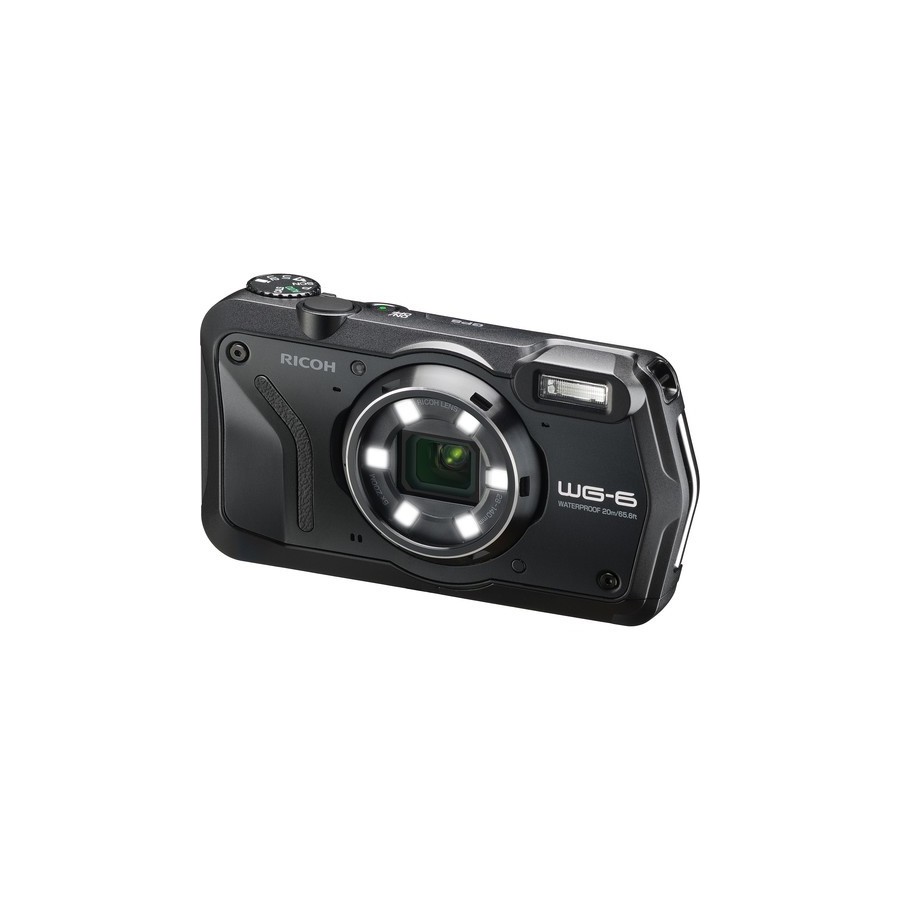 Ricoh WG-6 Digital Camera with Accessories Kit (Black)