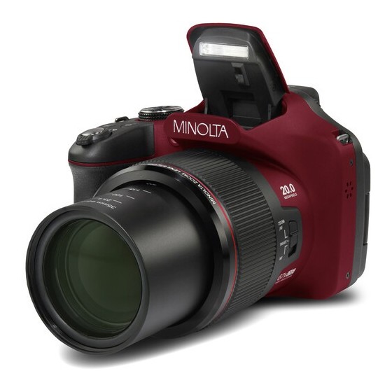 Minolta MN67Z Digital Camera (Red)