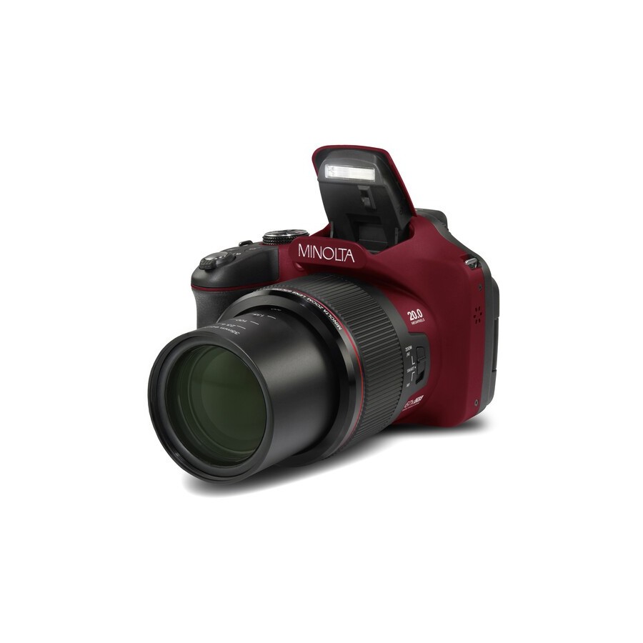 Minolta MN67Z Digital Camera (Red)