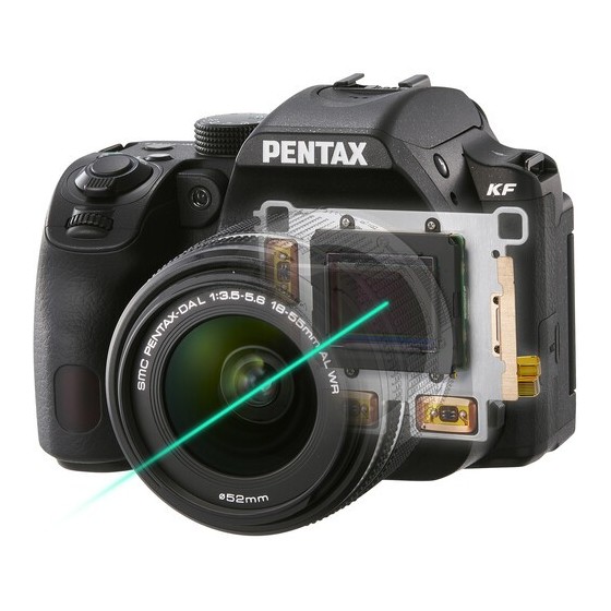 Pentax KF DSLR Camera with 35mm DA L f/2.4 AL Lens Kit