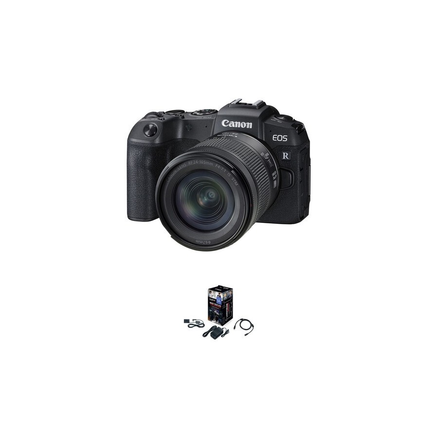 Canon EOS RP Mirrorless Camera with 24-105mm Lens and Webcam Starter Kit