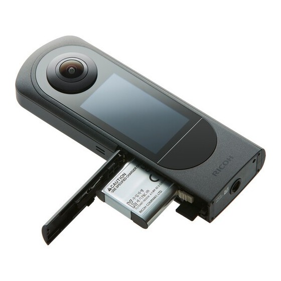 Ricoh THETA X 360° Camera with TL-3 Lens Cap Kit