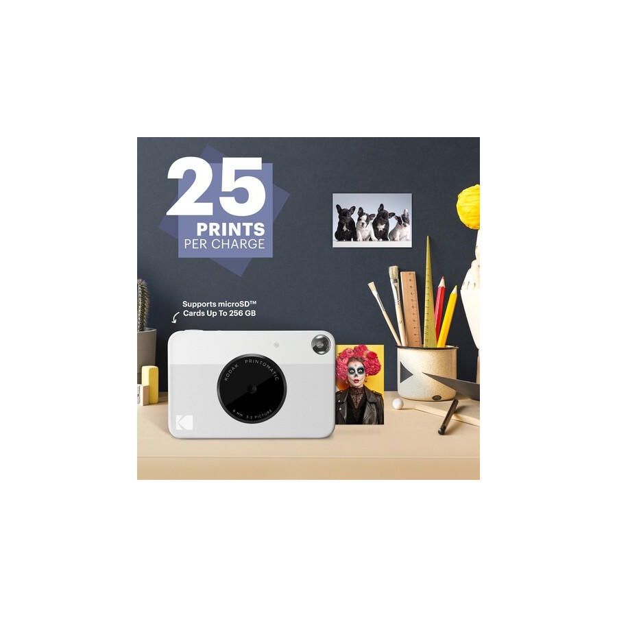 Kodak PRINTOMATIC 5MP Instant Digital Camera (Gray)