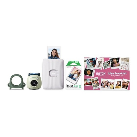 FUJIFILM INSTAX PAL Digital Camera and MINI LINK 2 Smartphone Printer Bundle