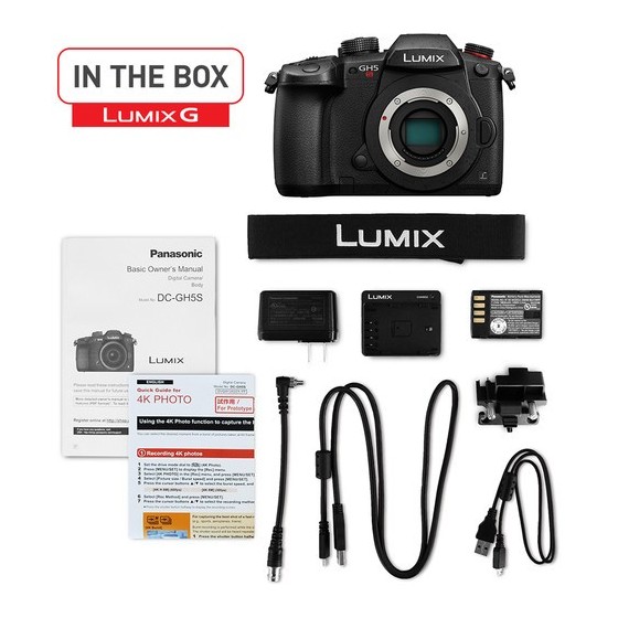 Panasonic Lumix GH5S Mirrorless Camera with 12-60mm Lens