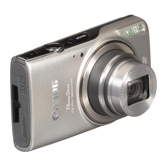 Canon PowerShot ELPH 360 HS Digital Camera (Silver)