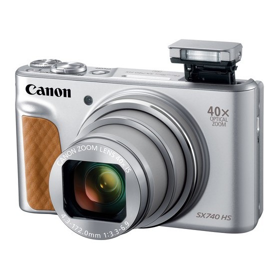 Canon PowerShot SX740 HS Digital Camera (Silver)