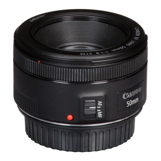 Canon EF 50mm f/1.8 STM Lens + Speedlite EL-100 Creative Photography Kit